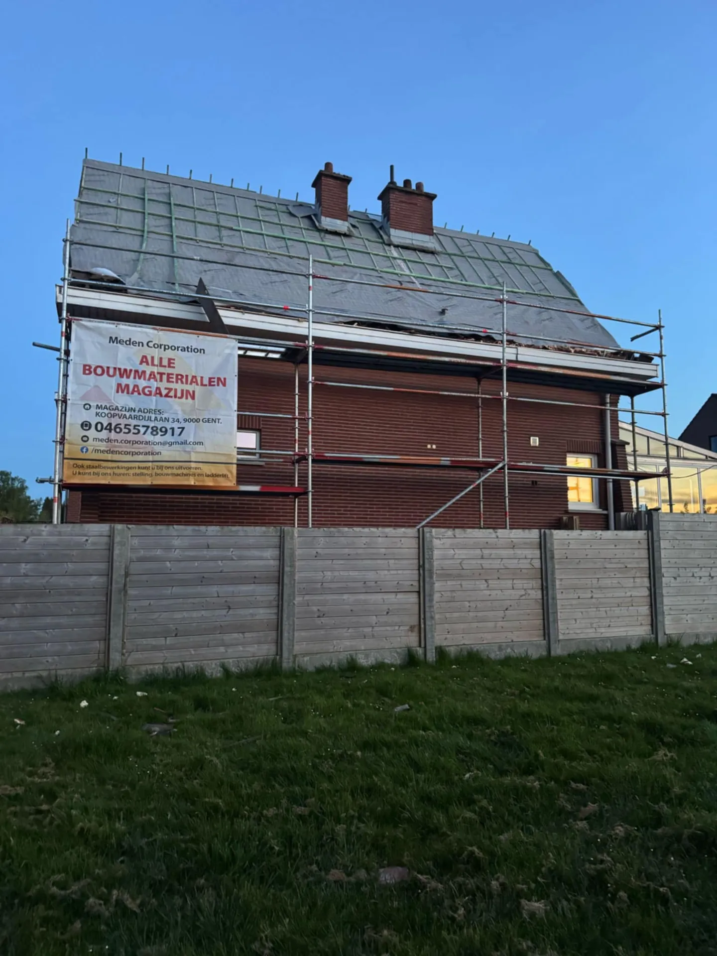 Woning met vernieuwd dak